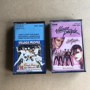 Village People Disco Soul Funk Dance Pop New Wave 2 Import Cassettes - Picture 1 of 3
