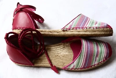 UGG женские туфли Espadrille плоский сандалии 10 Libbi Serape d`Orsay розовый новый - Изображение 1 из 4