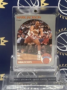 🏀🇺🇸1990-91 NBA Hoops Mark Jackson #205 Menendez Brothers NYKnicks-NM-Mint** - Bild 1 von 2