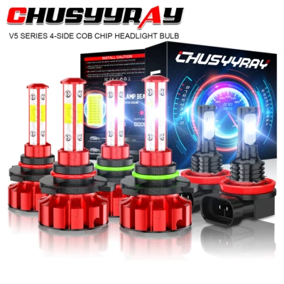 Faros LED altos/bajos + luces antiniebla para Toyota Corolla 2009 2010 2011 2012 2013 Foto 1 de 4