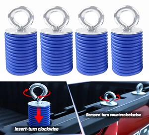 4x For Polaris 900 General Lock & Ride ATV UTV Tie Down Anchor Cargo Hooks Kit - Picture 1 of 8