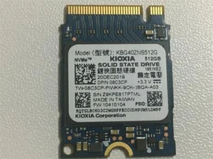 Toshiba KBG40ZNS512G NVMe KIOXIA 512GB SSD PCIe3.0x4 M.2 2230 Solid-State-Laufwerk - Bild 1 von 10