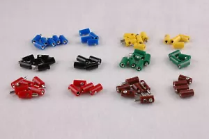 (Stck 23,25 ct) 60 Stück - Stecker/Muffen 2,6mm mit Querloch - sortiert NEU - Bild 1 von 1