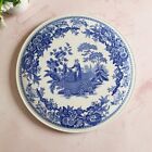 Large Spode Blue Room Collection Girl At Well Cake / Bread Stand Plate