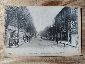 CPA - 93 - LE BOURGET - Place de la Mairie et la Rue de Flandre. - Imagen 1 de 2