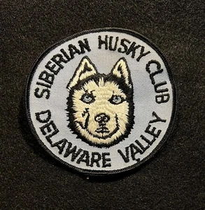 "Parche, SIBERIAN HUSKY CLUB Delaware Valley Souvenir Doggo 4""" - Imagen 1 de 4