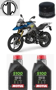 Kit Tagliando 2LT Motul 5100 15W50 olio + Filtro per BMW G 310 R / GS 2017-2020 - Foto 1 di 4