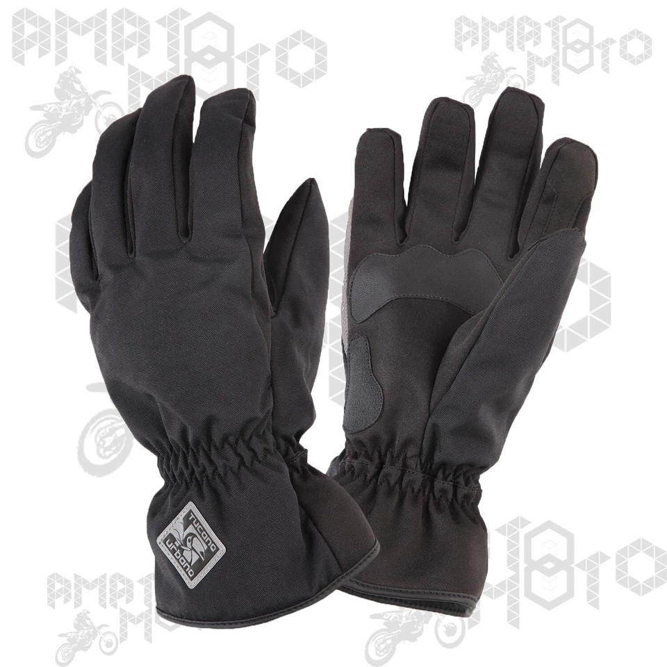 GUANTI MOTO TUCANO URBANO NEW URBANO NERO IN NYLON COMPATIBILE TOUCH SCREEN