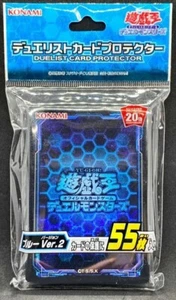 Yugioh Sleeves 20th Anniversary Blue Card Version 2 55pcs - Picture 1 of 1