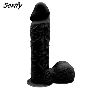 11" Realistic Big Thick Massive Dildo Dong Penis Huge Cock Suction Cup Sex Toy - Picture 1 of 14