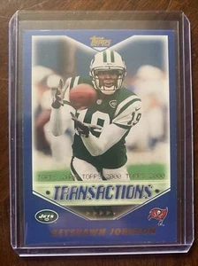 2000 Topps - #287 Keyshawn Johnson ~ Transactions ~ Jets To Bucks - Picture 1 of 2