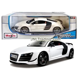 Maisto Special Edition 1:18 Scale Die Cast White Sports Car AUDI R8 GT with Base - Picture 1 of 1