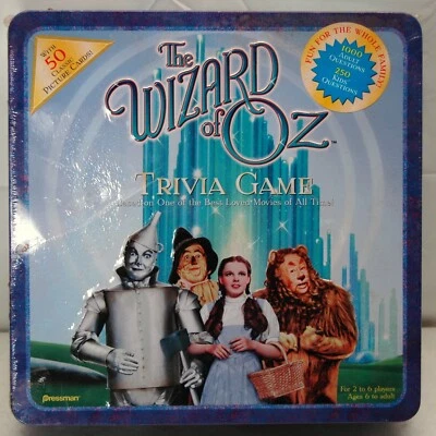 The Wizard of Oz: Trivia Game in Collector Tin - 1999 Board/Family Game New - Image 1 of 4