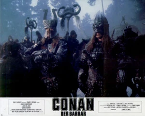 Conan der Barbar ORIGINAL Aushangfoto Arnold Schwarzenegger / James Earl Jones - Picture 1 of 1