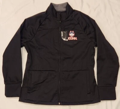 Women's Antigua UConn Connecticut Huskies Golf Links Full Zip Jacket Sz Large - Image 1 of 4