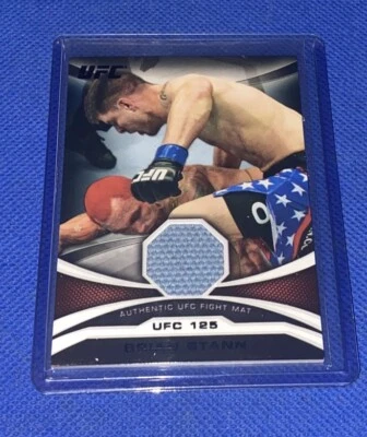 Brian Stann UFC Relic SP /88 2011 Top Moment of Truth Black Event Fight Mat - Image 1 of 4