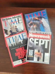 11. September Zeitschriften Sonderausgaben Zeit und Newsweek Konvolut 4 Stück - Bild 1 von 1