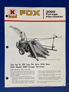 Koehring Fox 3000 Forage Harvester Sales Brochure - Picture 1 of 1