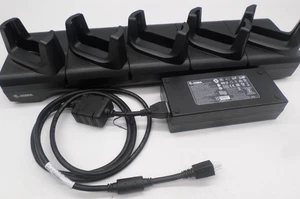 Base de carga Zebra TC21 / TC26 5 ranuras con fuente de alimentación CRD-TC2Y-BS5CO-01 - Imagen 1 de 8