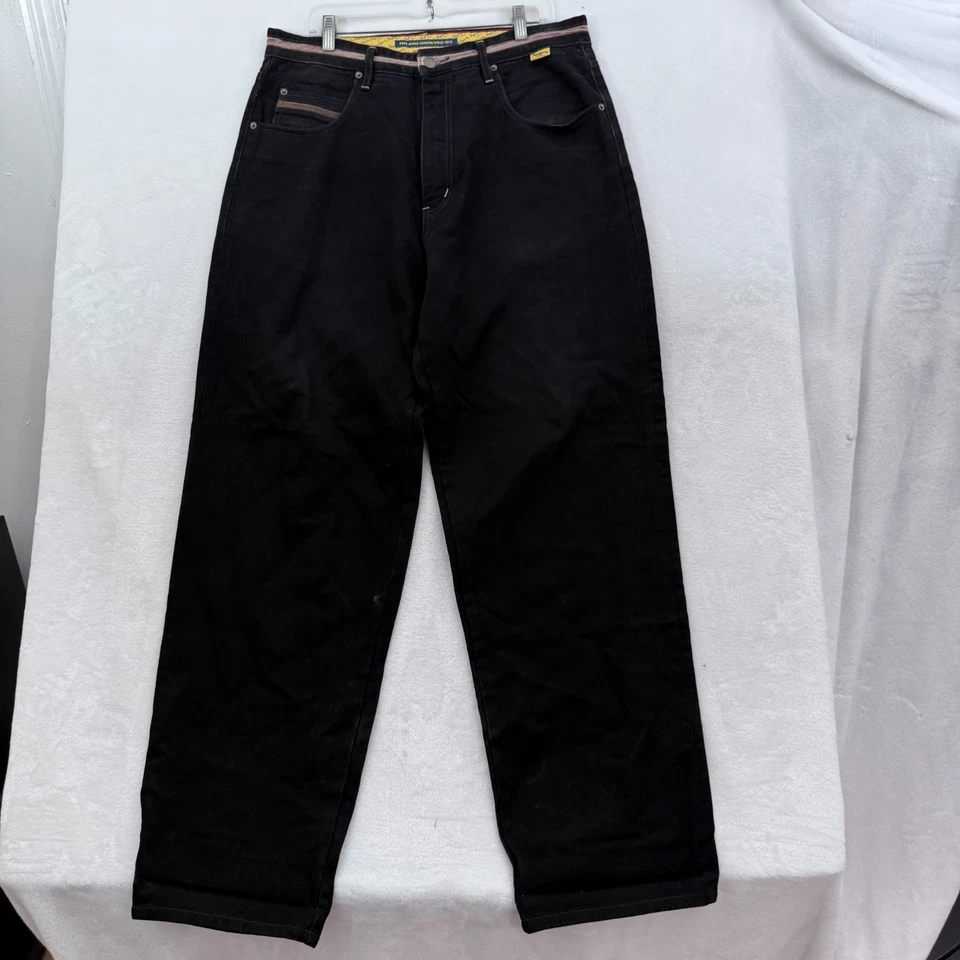 Vintage Pepe Jeans  Mens 36x33 Black Baggy Y2K Hip Hop Relaxed Wide Leg - Image 1 of 4