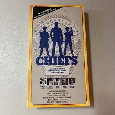 Chiefs TV Miniseries VHS Part 1 Charlton Heston Billy Dee Williams RARE - Image 1 of 4
