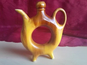 Vintage,Decanter,Bottle for Vodka, Whiskey Porcelain USSR 1960s.mini,Majolica. - Picture 1 of 16