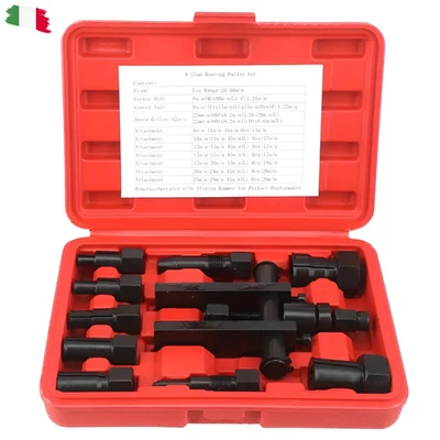 Kit Set 10 Pz Estrazione Estrattori Per Cuscinetti Interni Espansori Da 8-25 MM - Immagine 1 di 4