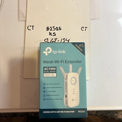 TP-Link RE550 AC1900 Wireless Dual Band Wi-Fi Range Extender Booster - Image 1 of 4