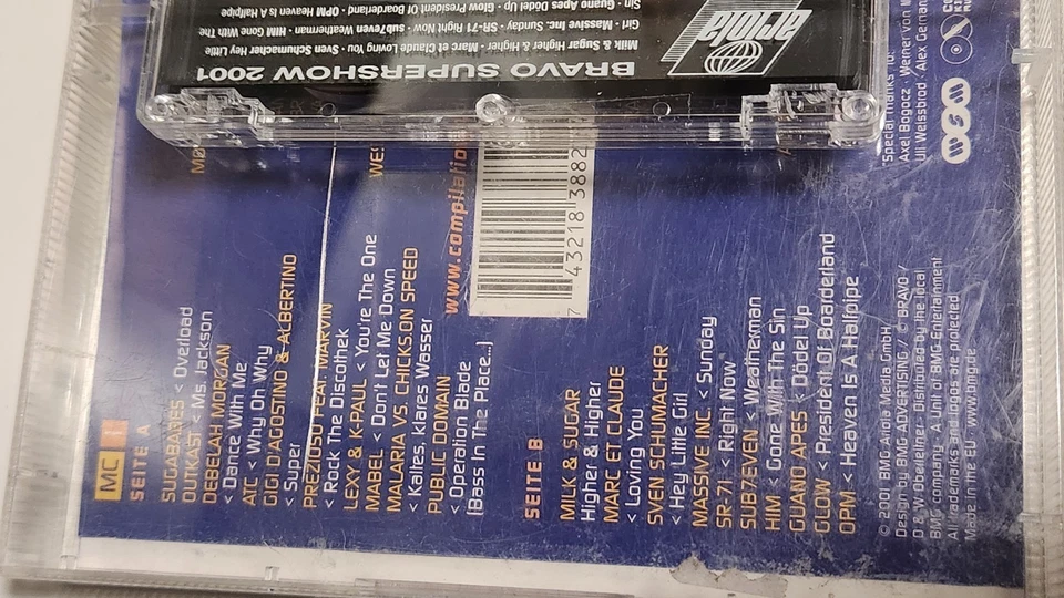 Bravo Hits   eurodance MC  kassette  techno best 90er 2000er 2001 nur 1 mc da - Bild 1 von 3