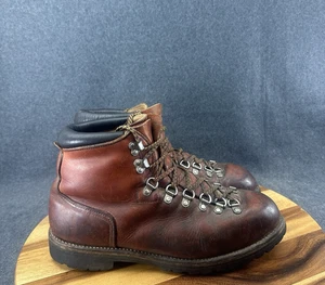 IRISH SETTER USA by Red Wing Vintage Cognac Allleder Bergstiefel Herren 12B - Bild 1 von 19