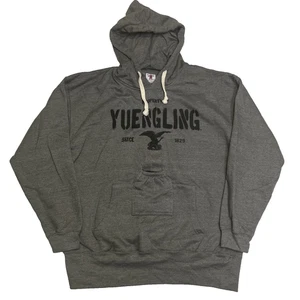 BREW CITY Hoodie Yuengling Beer Grey Soft Cotton Sweater Dad Men's Size Large L - Picture 1 of 8