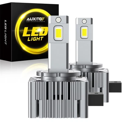 Pair 20000LM D3R LED Headlight D3S Bulbs 6500K Replace White Xenon HID Lamps Y19 - Image 1 of 4