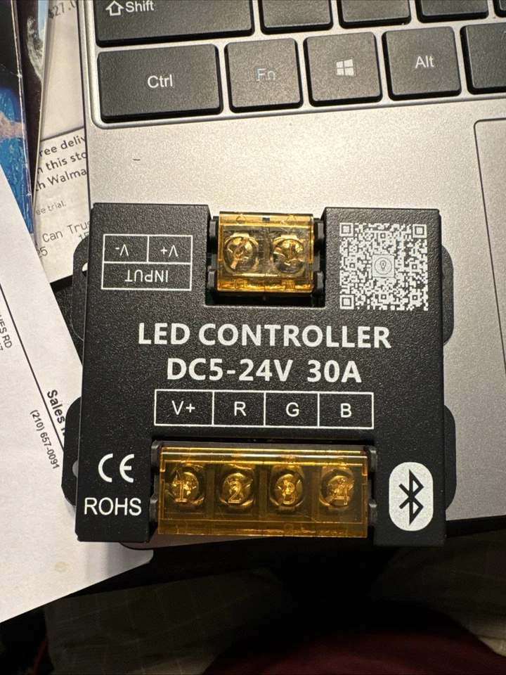 Controller musicale LED DC5-24V 30A V+RGB solo controller - Immagine 1 di 4