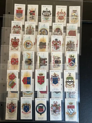 WILLS-FULL SET- BOROUGH ARMS 2nd Edition 51-100 VG - Image 1 of 4