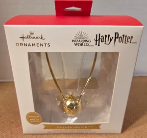 Harry Potter Hallmark Golden Snitch Gold Ornament / Wizarding World / Neu in Box - Bild 1 von 3