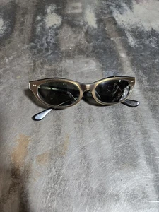 Vtg 50's 60's Bausch and Lomb Ray-Ban Sunglasses DUNE Bronze Cat Eye - Picture 1 of 10