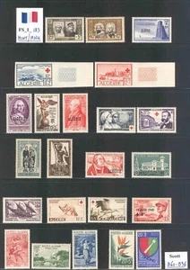 FS_1_183 - COLONIE FRANCESI. ALGERIA. Lotto francobolli semi postali aerei. Come nuovo e MNH - Foto 1 di 1