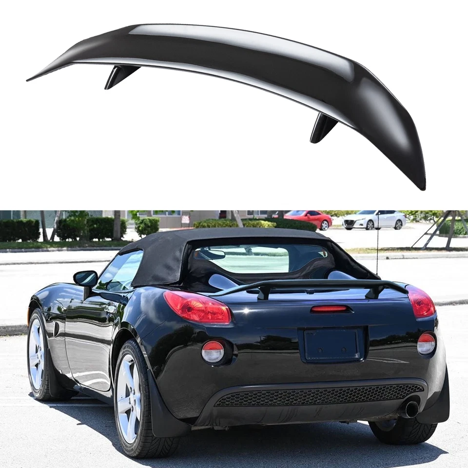 Glossy Black 46" Car Rear Trunk Spoiler Lip Wing Racing For Pontiac Solstice Foto 1 de 4