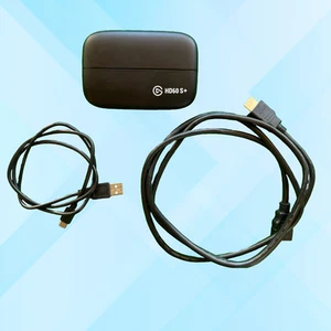 Appareil de capture de jeux vidéo Elgato HD60 S+ - Noir avec câbles USB HDMI - Photo 1/5