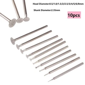 T Head Grinding Bit Grinding Head Jade Stone Polishing Practical Silver 2.35mm - Picture 1 of 12