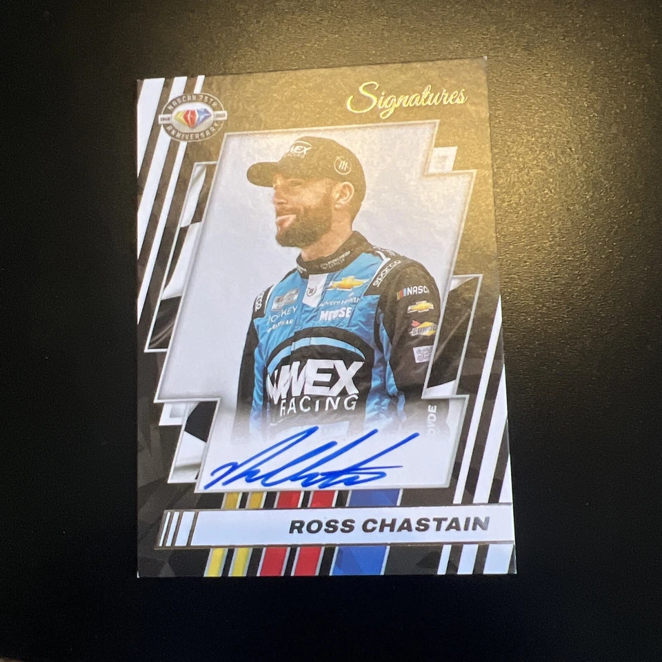 Ross Chastain 2023 National Treasures Racing 75th Anniversary AUTO - Image 1 of 2