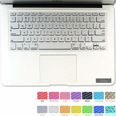 Silicone Keyboard Cover Film For Apple Macbook Pro 13" 15" Retina Air 11" # ↷ - Image 1 of 4