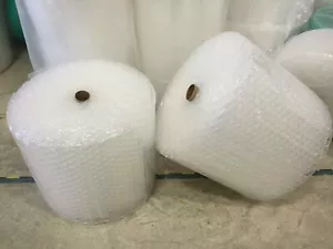ZV 1/2" x 24" x 500' 500FT Large Clear Bubble Padding Cushioning Wrap Roll - Picture 1 of 2