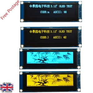 SPI 3.12" 256x64 Graphic OLED Display Module SSD1322 Arduino STM32/51 PIC ARM - Picture 1 of 14