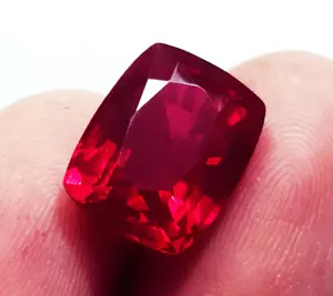 Kissenform natürlicher roter Rubin 11,50 ct lose Edelstein zertifiziert - Bild 1 von 6