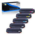 5Pk Toner Cf410x Color Cartridge Set For Hp 410X Laserjet Pro M452nw Mfp M377dw