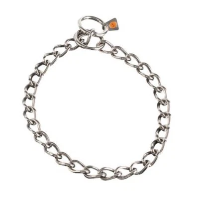 Hunde Ketten Halsband 4mm HS SPRENGER Halskette runde Glieder Edelstahl rostfrei