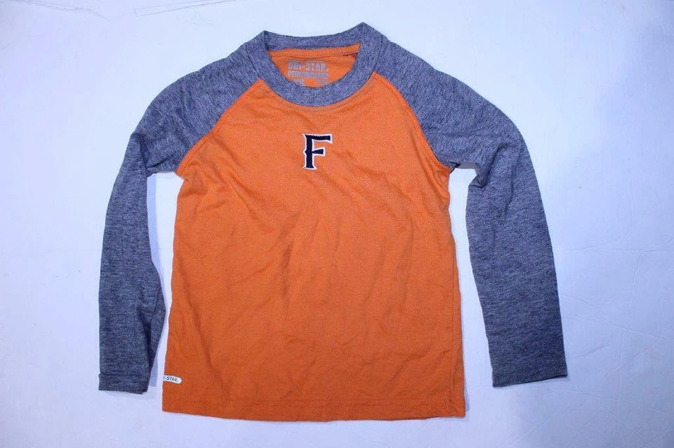 Youth Cal State Fullerton Titans XS (4/5) L/S Shirt (Orange) Starter - Image 1 of 1