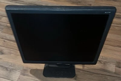 Acer AL1716 17In Black Computer Monitor Comes W Cord Tested Working See Details - Image 1 of 4