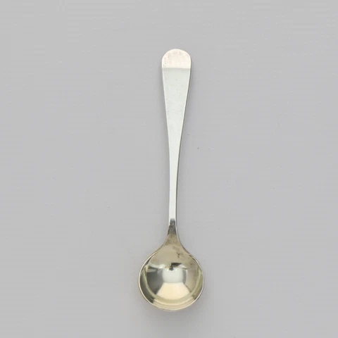 Antique Sterling Silver Salt Spoon Stock #284 Cover